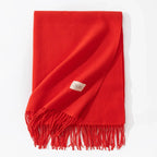Pure Color Artificial Cashmere Scarf Women's Winter High-grade Shawl - DanaFashionstore