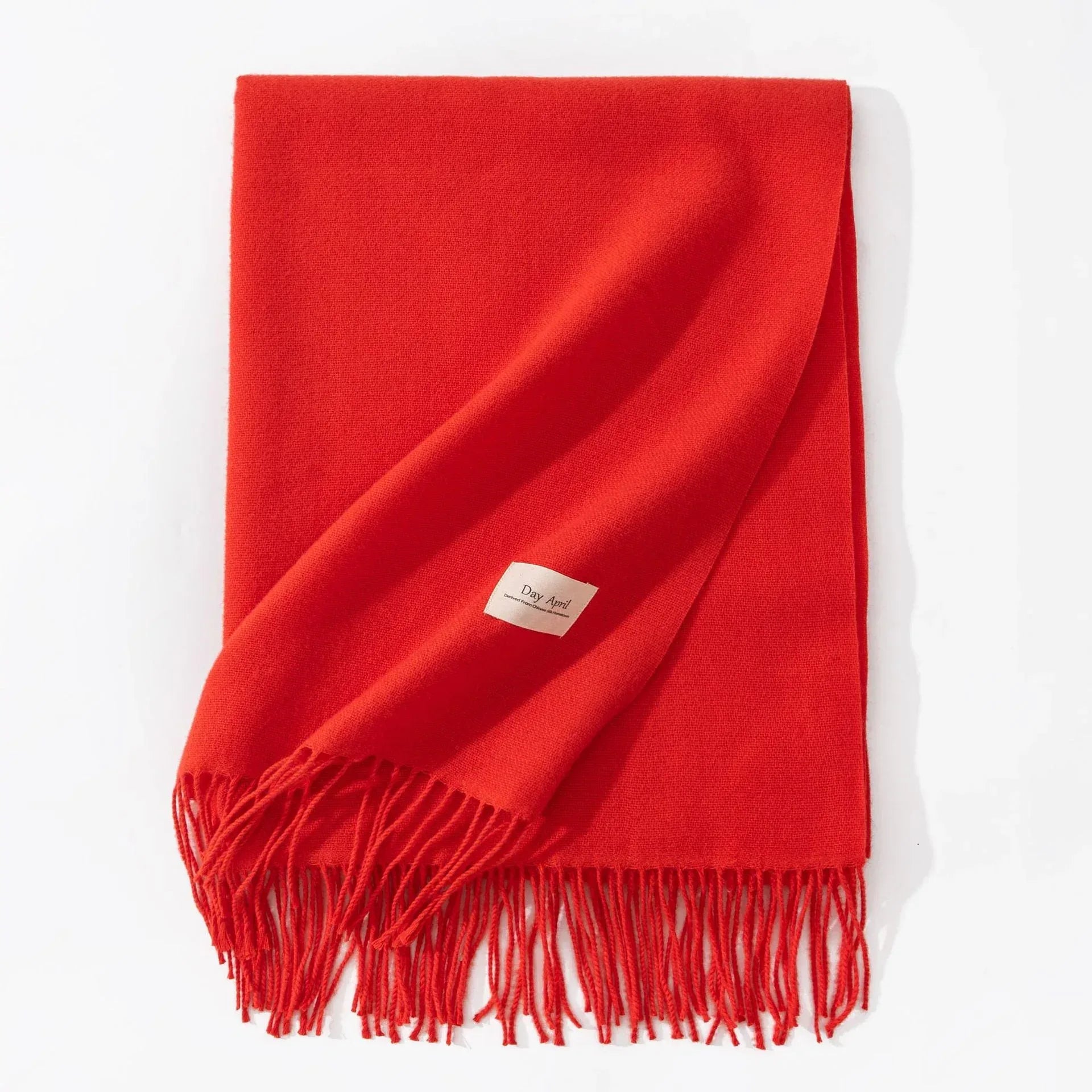 Pure Color Artificial Cashmere Scarf Women's Winter High-grade Shawl - DanaFashionstore