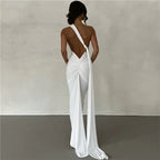 Backless Halter Sheath Dress For Women - DanaFashionstore