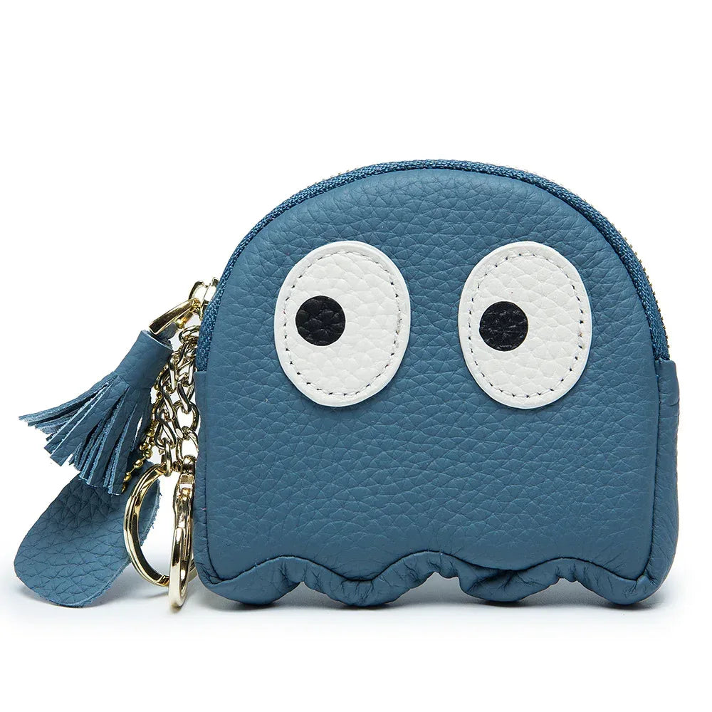 Genuine Leather Coin Purse Mini Cute Cowhide Coin Bag - DanaFashionstore