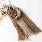 Autumn And Winter Leisure Style Simple Pure Cotton Scarf - DanaFashionstore