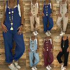 Plus Size Suspender Jumpsuit 2026 - Loose Overalls for Women - DanaFashionstore
