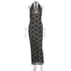 Women's Sleeveless Slit Sexy Sheath Dress