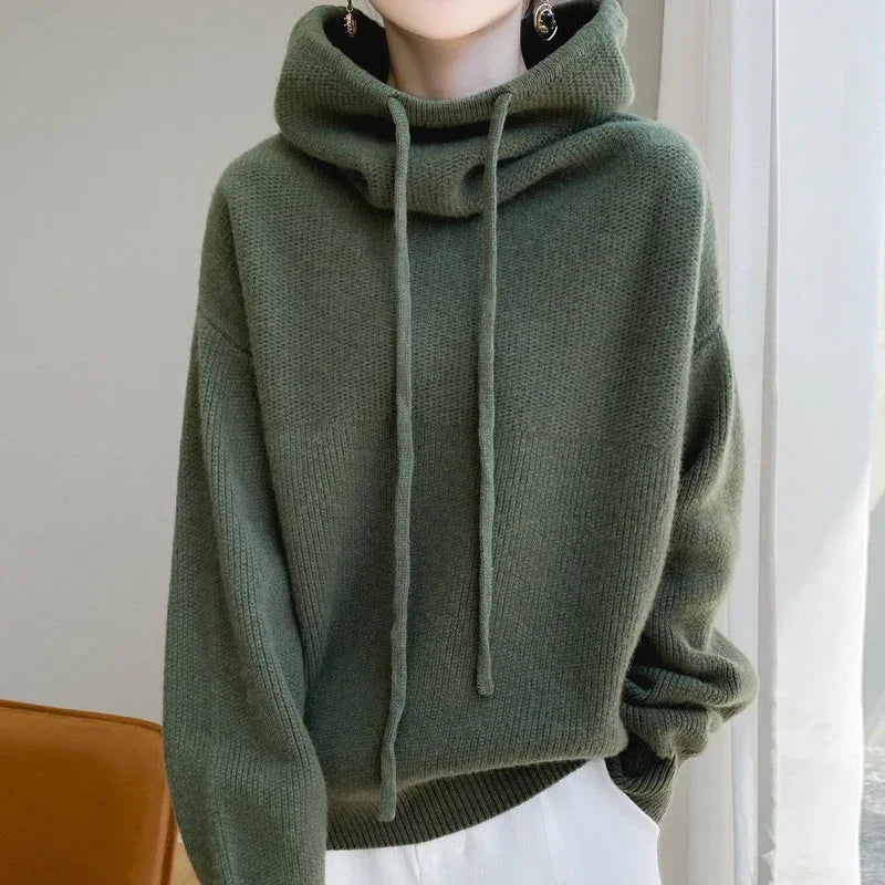 Women's Sweater Thicken Lazy Style All-match Long-sleeved Autumn Winter Warm Casual Sweater For Women - DanaFashionstore