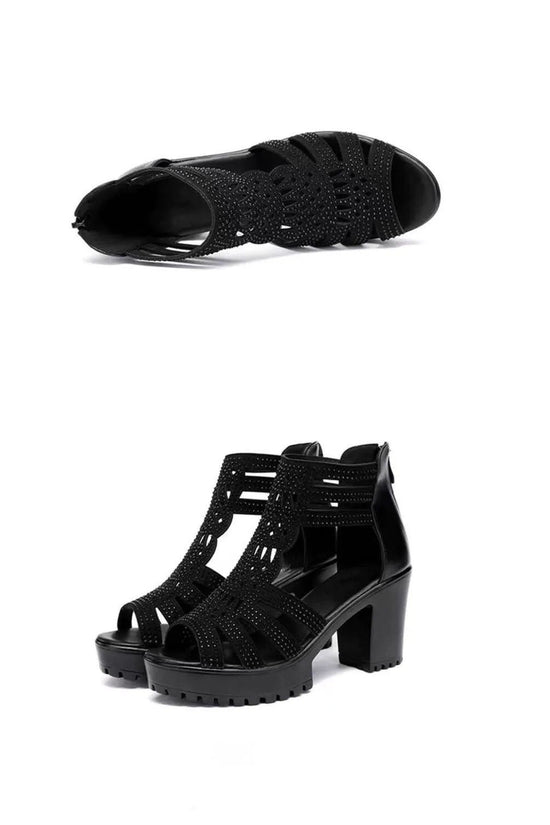 Ladies Soft Sole Toe Heightening Boots