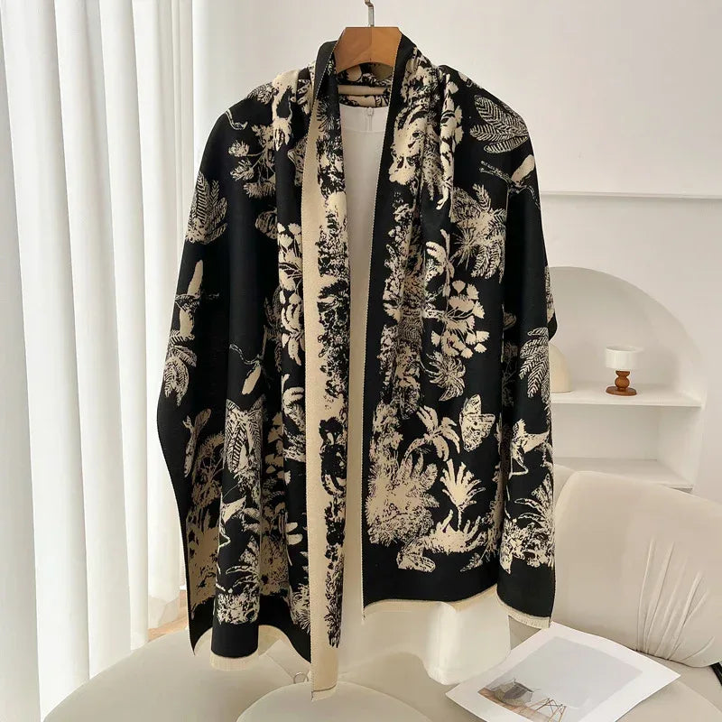Retro High Sense Artificial Cashmere Scarf - DanaFashionstore