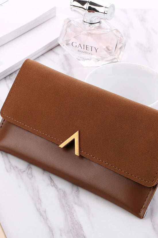 Frosted Color Matching 30 Off Long Ladies Wallet - DanaFashionstore