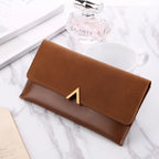 Frosted Color Matching 30 Off Long Ladies Wallet - DanaFashionstore