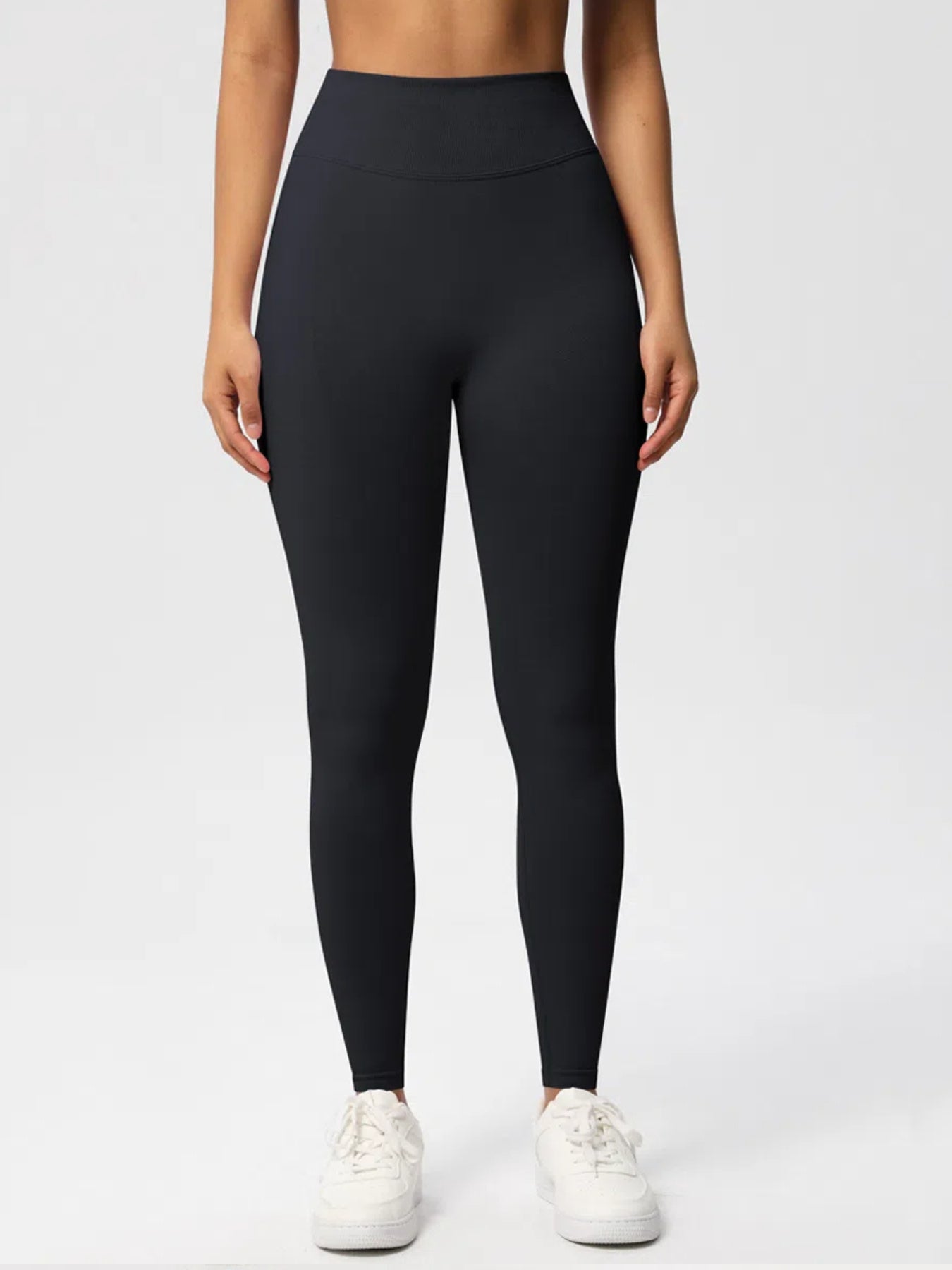 Sexy High Elastic Women's Solid Tights High Waist Workout Yoga Leggings, Scrunch Butt Lifting Elastic Pants, Tummy Control Butt Lifting Workout Yoga Athletic Pants - Dana Fashion
