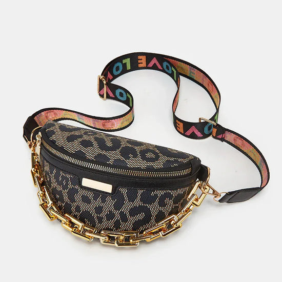 Women's Fashion Chest Bag Shoulder Bag Leopard Print Waist Bag - DanaFashionstore