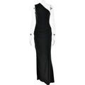 Satin One-Shoulder Dress 2026 - Elegant Slim-Fit Sheath Dress - DanaFashionstore