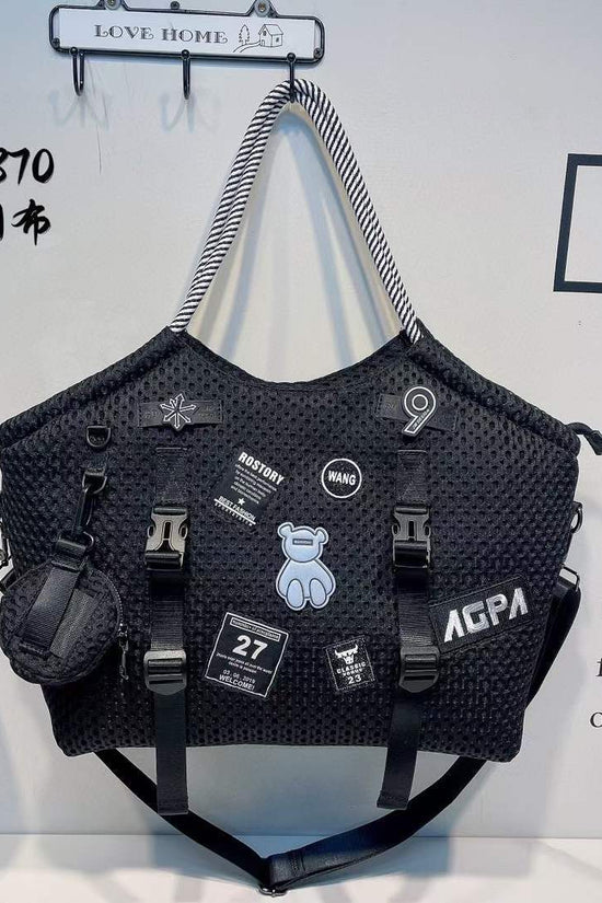 Casual Big Bag Waterproof Nylon Mesh Shoulder Bag - Dana Fashion