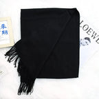 Annual Meeting Warm Cashmere Tassel Scarf - DanaFashionstore