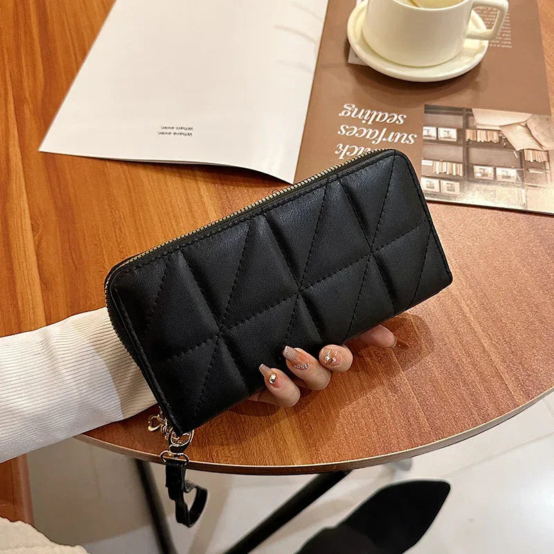 Rhombus Wallet Women's Long European And American Fashion - DanaFashionstore