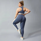Running Yoga Racerback Type Nude Contrast Fitness Pants For Women - DanaFashionstore