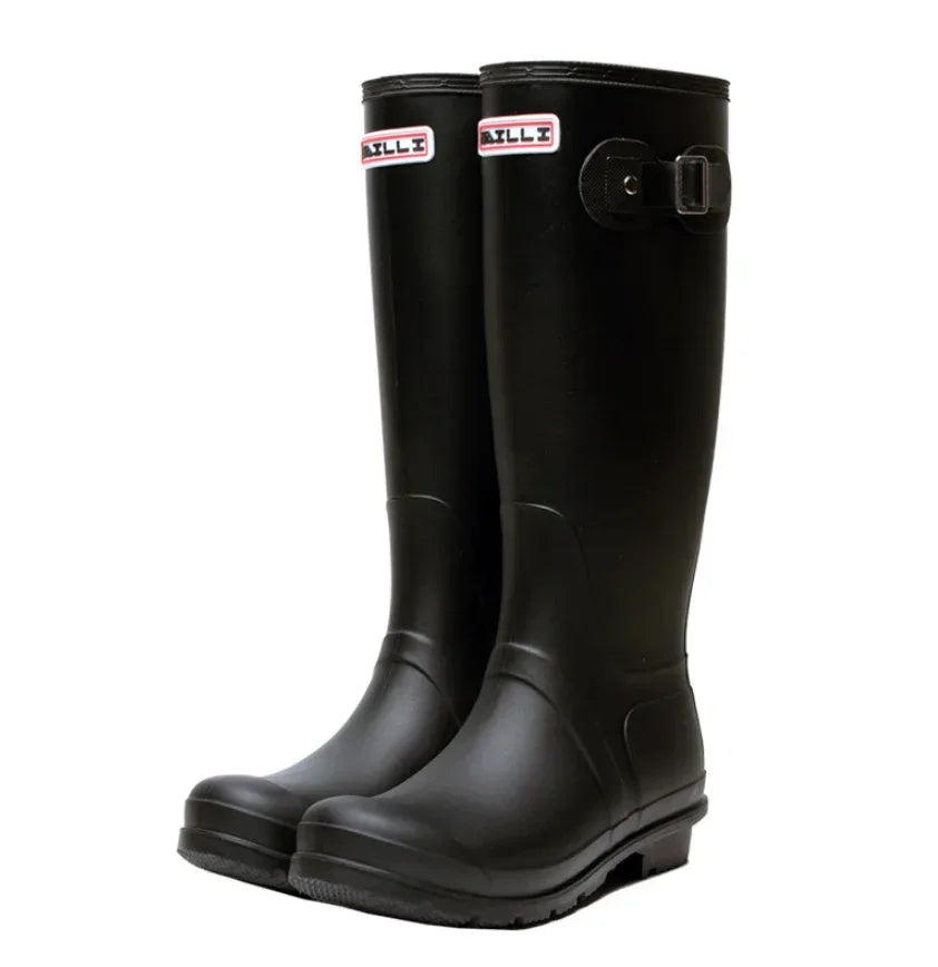 Fashionable high tube rain boots - DanaFashionstore