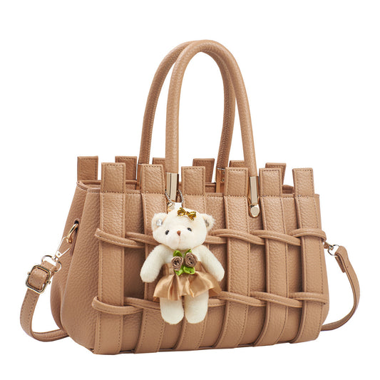 New Anti-scratch Women's Bag Fashion Hand-woven Handbag Shoulder Bag - Dana Fashion