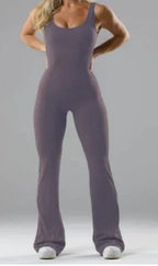 Slim Fit Hip Raise Jumpsuit Sexy Backless Exercise Yoga Clothes - DanaFashionstore