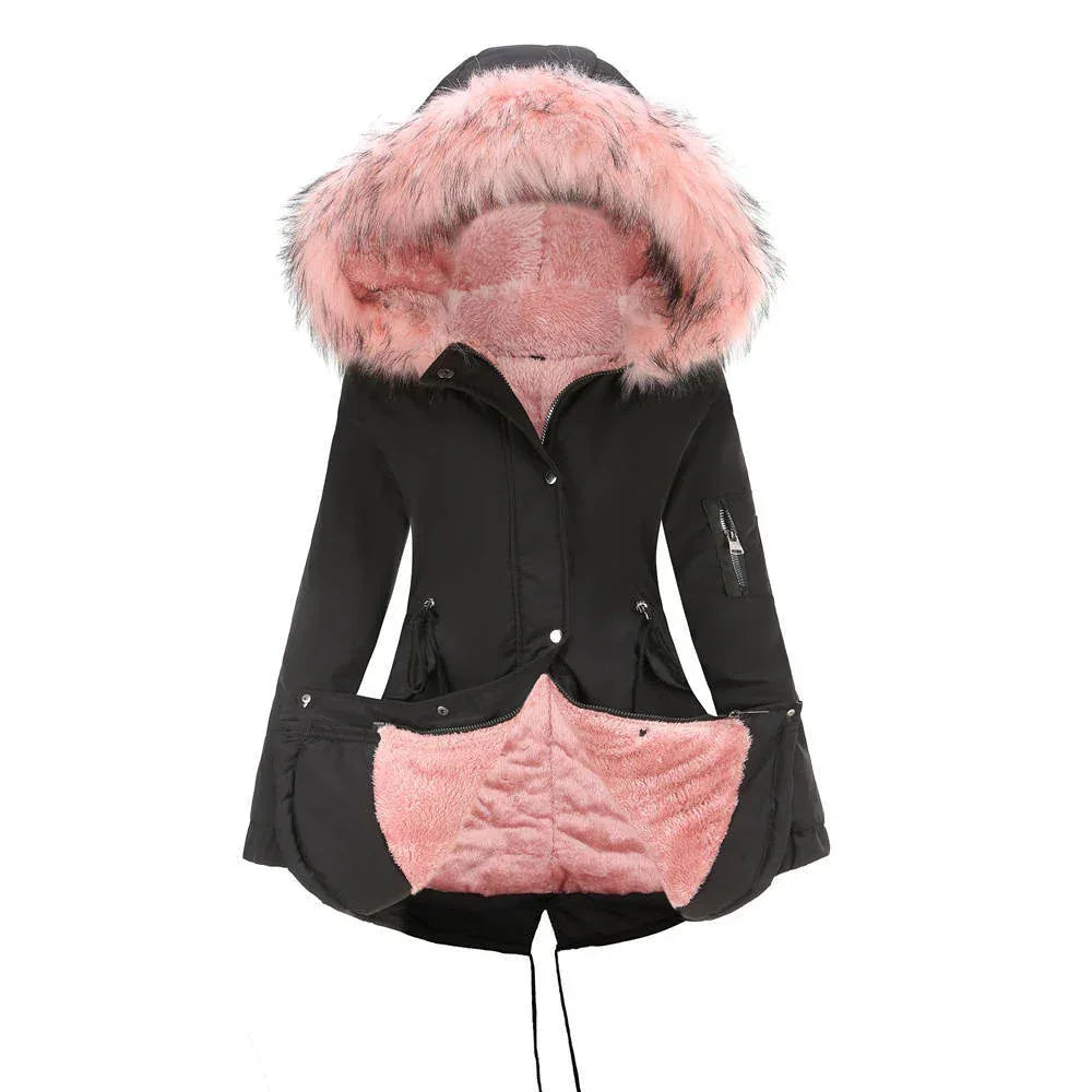 Parka Cotton-Padded Coat 2026 - Mid-Length Hooded Winter Jacket - DanaFashionstore
