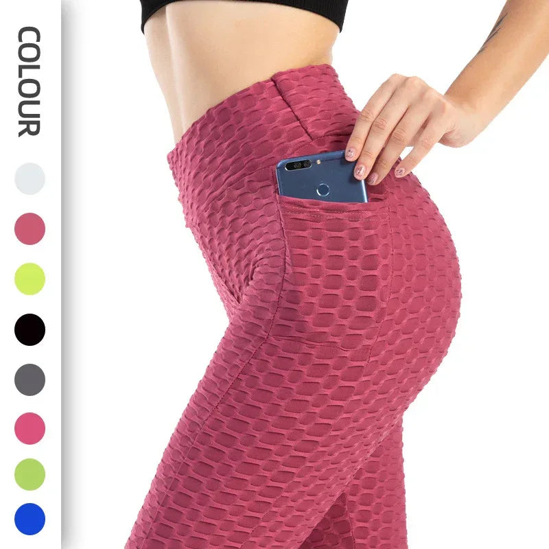 Fitness Yoga Pants Women Leggings With Pocket Running Sports - DanaFashionstore