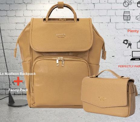 Large Capacity Multifunctional Shoulder PU Backpack - DanaFashionstore