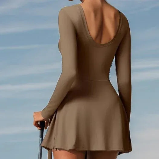 Two-Piece Tennis Skirt 2026 - Anti-Exposure Sports Yoga Skirt - DanaFashionstore