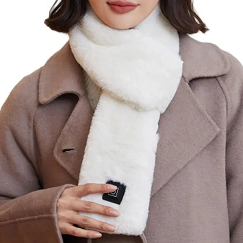 Electric Ated Scarf USB Rechargeable Rabbit Hair - DanaFashionstore