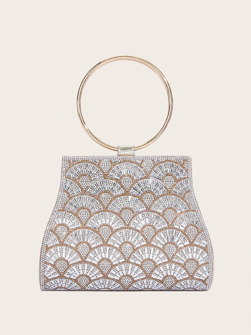 Dinner Bag Inlaid With Diamond PU European And American Chain - DanaFashionstore