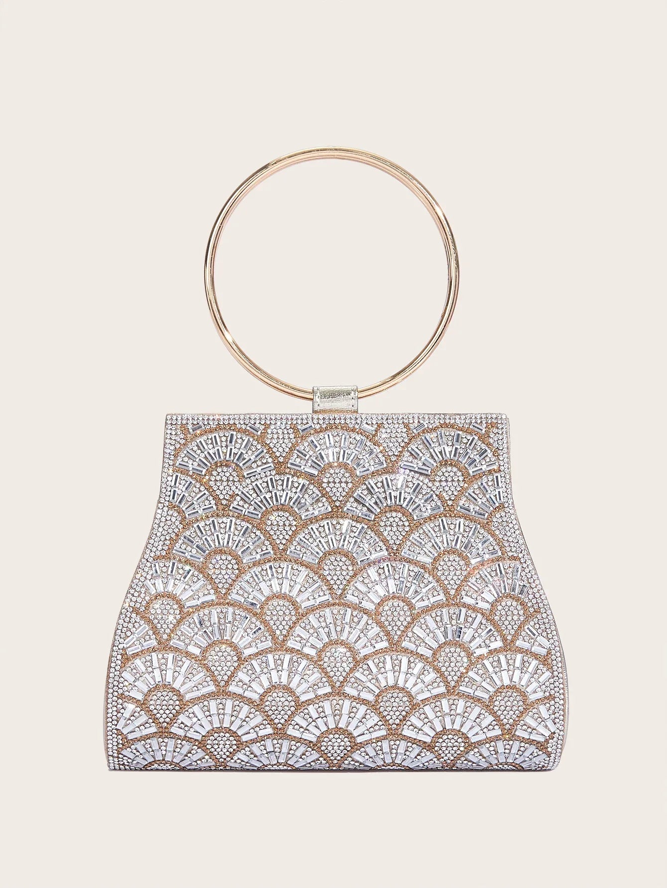 Dinner Bag Inlaid With Diamond PU European And American Chain - DanaFashionstore