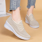 Women's Mesh Breathable Casual Platform Wedge Heels - DanaFashionstore