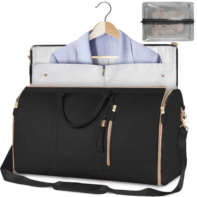 Large Capacity Travel Duffle Bag Women's Handbag Folding Suit Bag Waterproof Clothes Totes - DanaFashionstore