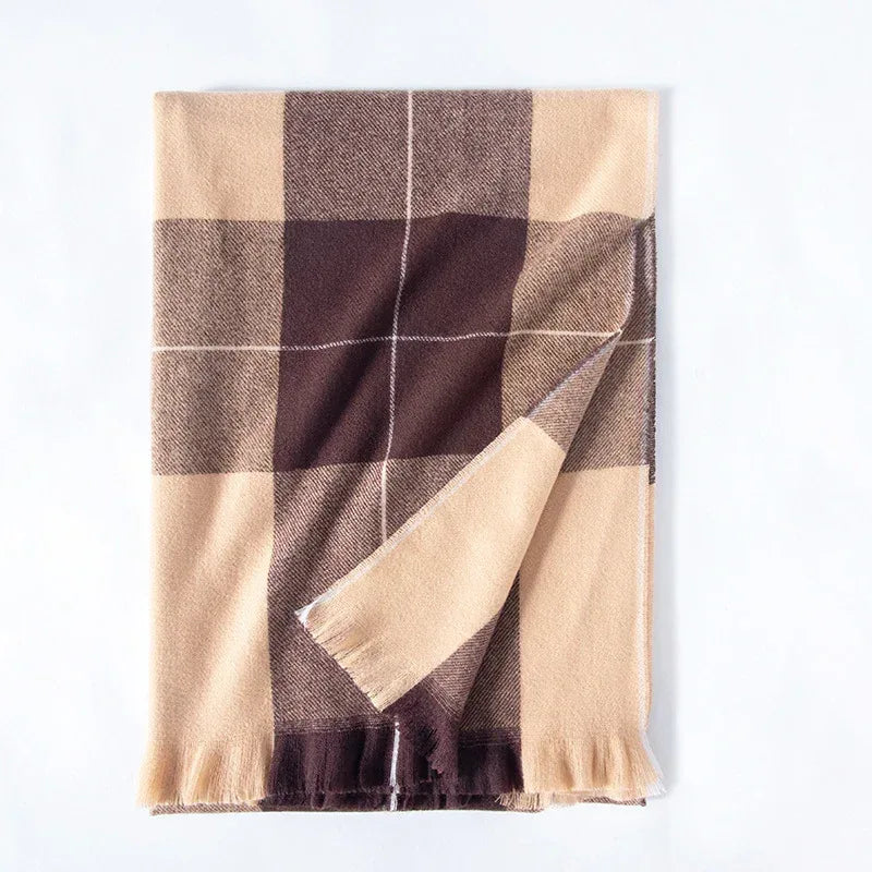 Winter Artificial Cashmere Shawl Women's Fashion Thick Warm Scarf - DanaFashionstore