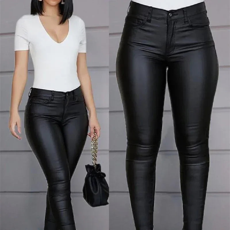 Pure Color Casual Sexy Feet Pants Women Trousers - DanaFashionstore