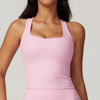 Women's Brushed H-shaped Beauty Back Sports Vest - DanaFashionstore