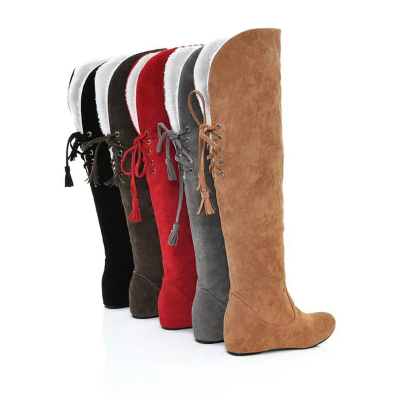 Over-the-knee boots plus size warm snow boots - DanaFashionstore