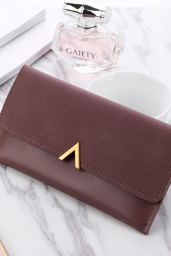 Frosted Color Matching 30 Off Long Ladies Wallet - DanaFashionstore