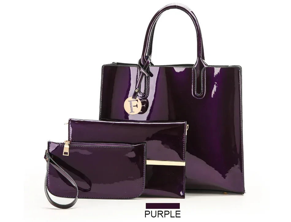 3 Sets Leather Handbags - DanaFashionstore