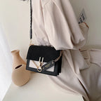 Korean fashion matte shoulder bag small square bag - DanaFashionstore