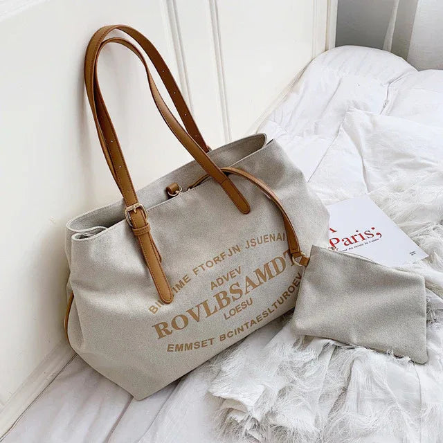 Canvas bag shoulder bag - DanaFashionstore