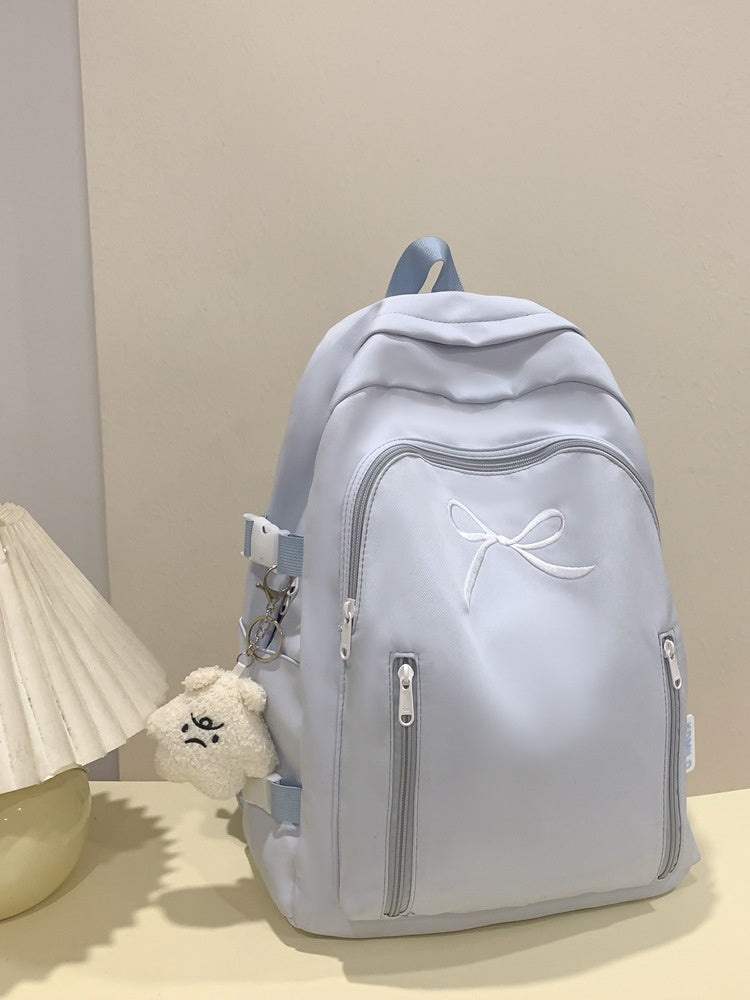 Large Capacity Girl Bow Backpack With College Style - Dana Fashion