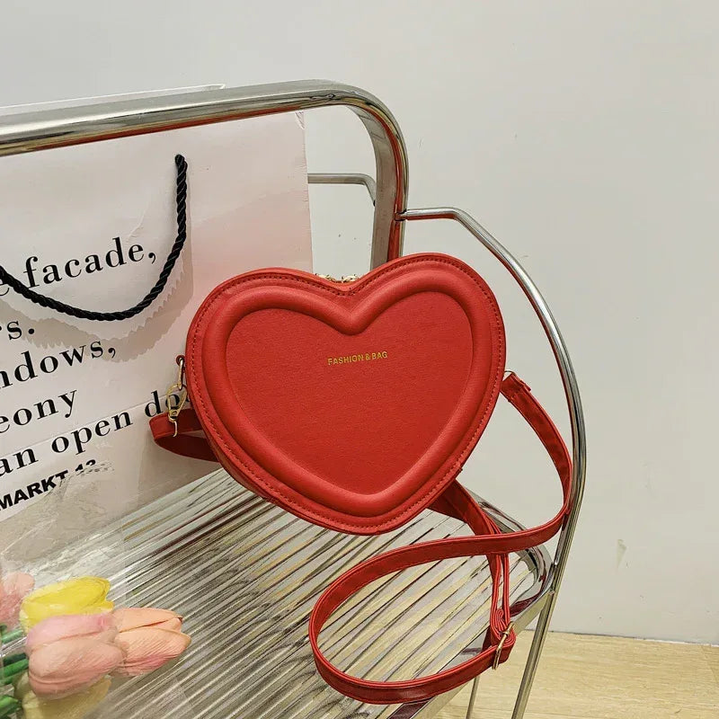 Fashion Heart Shaped Shoulder Messenger Bag - DanaFashionstore