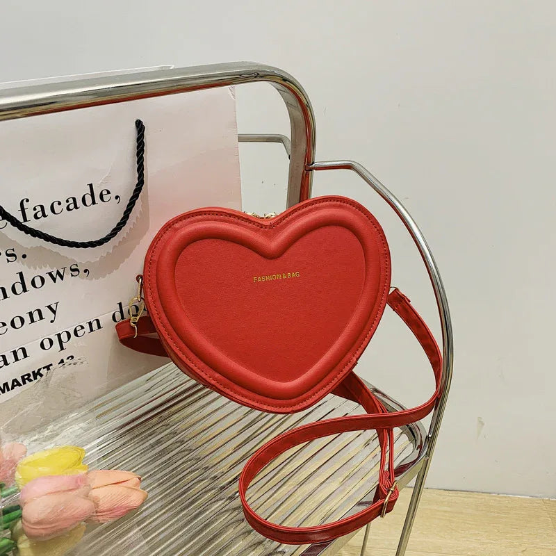 Fashion Heart Shaped Shoulder Messenger Bag - DanaFashionstore