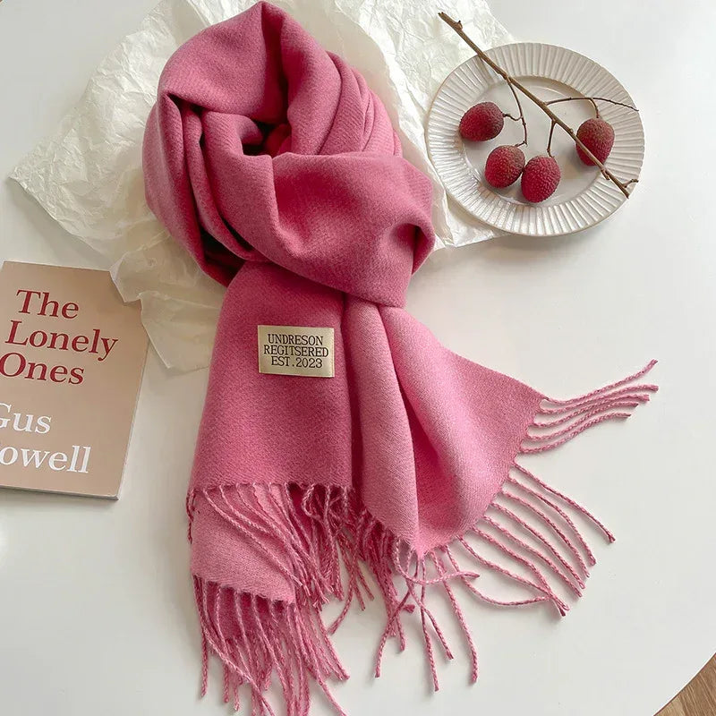 New Scarf Autumn And Winter Popular Color Matching Cashmere Scarf For Women - DanaFashionstore