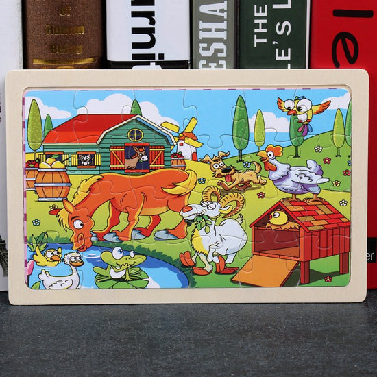 80PCS wooden educational toys educational development baby kids training toys children animal puzzle $13.00 Dana Fashion style: Style6 Toys & Hobbies Feature: 100% brand new and high quality Product name: jigsaw Material : woodiness packaging : Iron box S