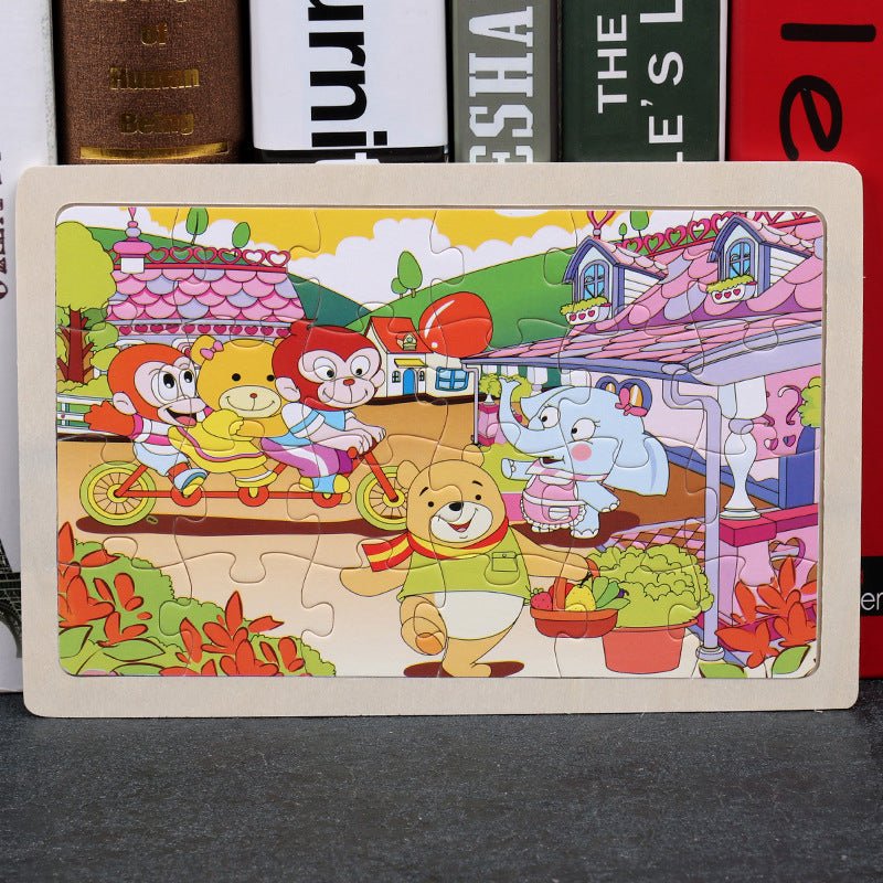 80PCS wooden educational toys educational development baby kids training toys children animal puzzle $13.00 Dana Fashion style: Style15 Toys & Hobbies Feature: 100% brand new and high quality Product name: jigsaw Material : woodiness packaging : Iron box