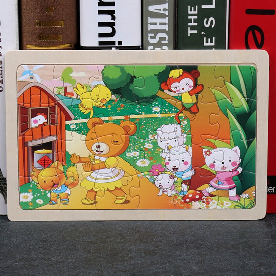 80PCS wooden educational toys educational development baby kids training toys children animal puzzle $13.00 Dana Fashion style: Style4 Toys & Hobbies Feature: 100% brand new and high quality Product name: jigsaw Material : woodiness packaging : Iron box S