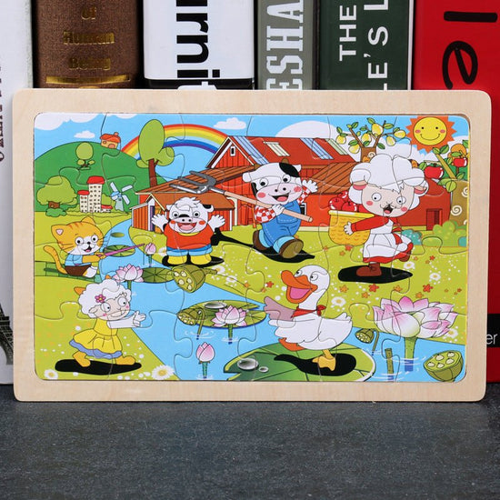 80PCS wooden educational toys educational development baby kids training toys children animal puzzle $13.00 Dana Fashion style: Style13 Toys & Hobbies Feature: 100% brand new and high quality Product name: jigsaw Material : woodiness packaging : Iron box