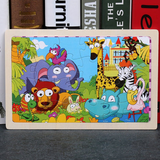 80PCS wooden educational toys educational development baby kids training toys children animal puzzle $13.00 Dana Fashion style: Style3 Toys & Hobbies Feature: 100% brand new and high quality Product name: jigsaw Material : woodiness packaging : Iron box S