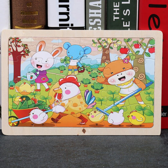 80PCS wooden educational toys educational development baby kids training toys children animal puzzle $13.00 Dana Fashion style: Style14 Toys & Hobbies Feature: 100% brand new and high quality Product name: jigsaw Material : woodiness packaging : Iron box