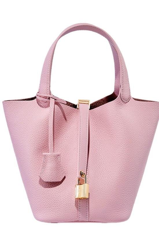 Basket Bag Palm Purple Blue Powder Yellow Ash Black White - Dana Fashion